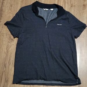 Calvin Klein Men's Black Polo Shirt